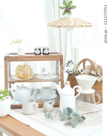 ナチュラルインテリア テーブル雑貨 122237051