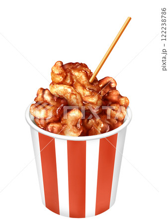 カップ唐揚げ 紙コップ入り カップ唐揚げ 紙コップ入り 122238786