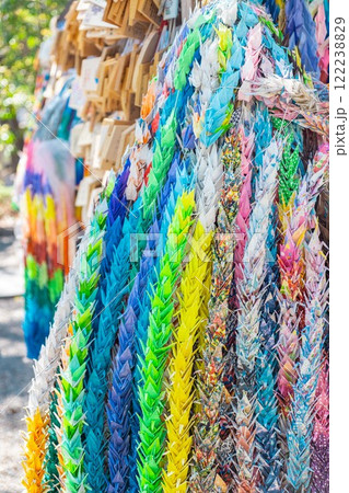 行田市 行田八幡神社の千羽鶴 行田市 行田八幡神社の千羽鶴 122238829