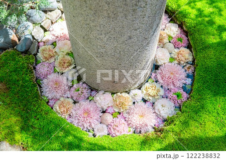行田市 行田八幡神社の花手水 122238832