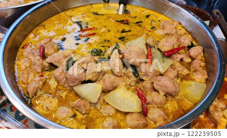 Thai Fish Balls in Curry Sauce Thai Fish Balls in Curry Sauce 122239505