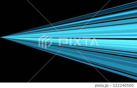 Abstract blue light zoom speed on black background vector Abstract blue light zoom speed on black background vector 122240500