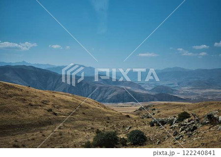 a desert and mountains among Armenia 122240841