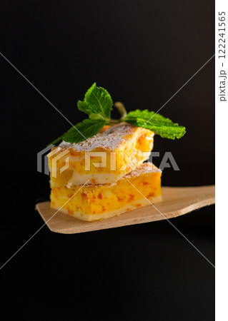 Homemade Cottage Cheese Casserole with Pumpkin Homemade Cottage Cheese Casserole with Pumpkin 122241565
