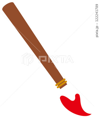 シンプルな絵筆のベクターイラストアイコン 122241789