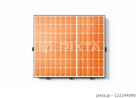 3D isolated solar panel standard illustration capturing 122244090