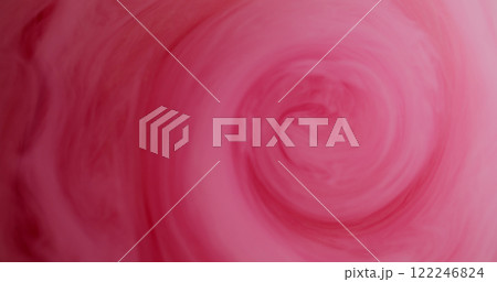 Blur glitter sparkling. Ink water. Magic mist shiny fluid pink color particles texture paint vapor storm wave on light abstract background. 122246824