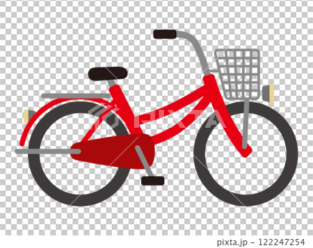 シンプルな自転車のベクターイラスト シンプルな自転車のベクターイラスト 122247254
