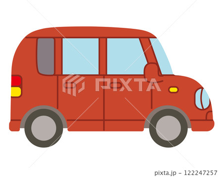 シンプルな車のベクターイラスト 122247257