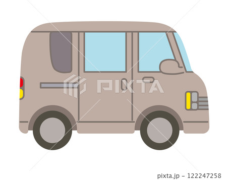 シンプルな車のベクターイラスト 122247258