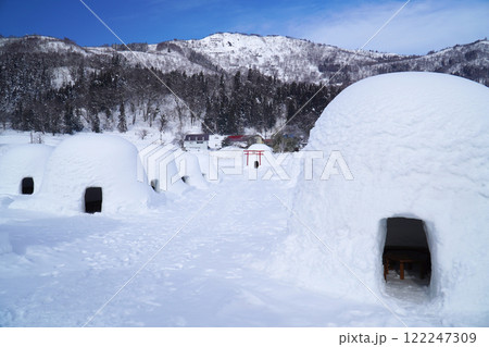 かまくらの里（長野県飯山市） 122247309