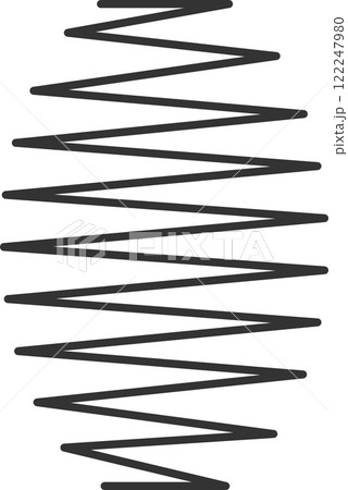 Close up of a metal spiral spring, showcasing its flexibility, resilience, and potential use in various industrial applications, highlighting its role as a crucial machine component Close up of a metal spiral spring, showcasing its flexibility, resilience, and potential use in various industrial applications, highlighting its role as a crucial machine component 122247980