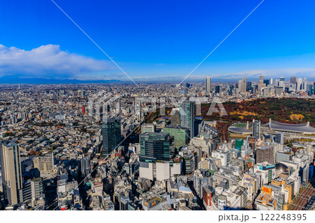 東京 渋谷区 渋谷スクランブルスクエアの展望施設 SHIBUYA SKY(渋谷スカイ)からの眺め 東京 渋谷区 渋谷スクランブルスクエアの展望施設 SHIBUYA SKY(渋谷スカイ)からの眺め 122248395
