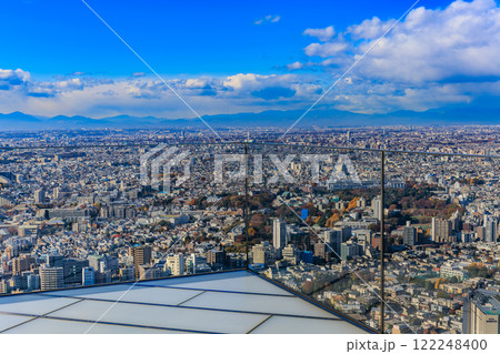 東京 渋谷区 渋谷スクランブルスクエアの展望施設 SHIBUYA SKY(渋谷スカイ)からの眺め 東京 渋谷区 渋谷スクランブルスクエアの展望施設 SHIBUYA SKY(渋谷スカイ)からの眺め 122248400