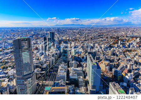 東京 渋谷区 渋谷スクランブルスクエアの展望施設 SHIBUYA SKY(渋谷スカイ)からの眺め 東京 渋谷区 渋谷スクランブルスクエアの展望施設 SHIBUYA SKY(渋谷スカイ)からの眺め 122248407
