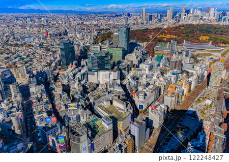 東京 渋谷区 渋谷スクランブルスクエアの展望施設 SHIBUYA SKY(渋谷スカイ)からの眺め 東京 渋谷区 渋谷スクランブルスクエアの展望施設 SHIBUYA SKY(渋谷スカイ)からの眺め 122248427