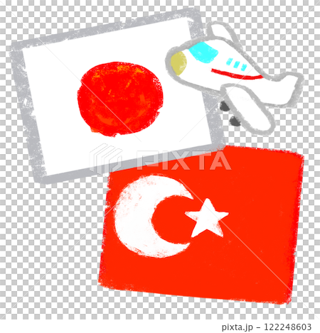 日本とトルコ　世界旅行 122248603