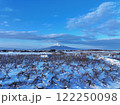 りんご畑から見える岩木山 122250098