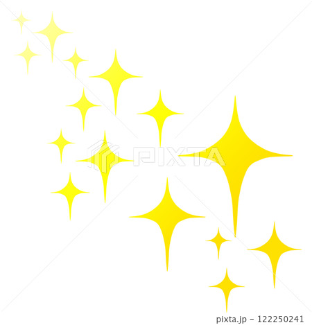 左から右に流れるグラデーションのキラキラ 122250241