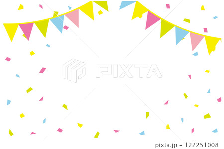 パーティーの背景イラストフレーム 122251008