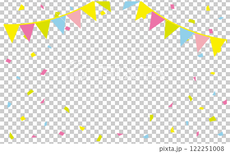 パーティーの背景イラストフレーム 122251008