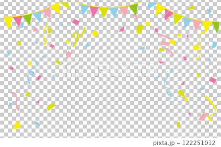 パーティーの背景イラストフレーム 122251012