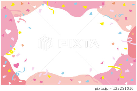 パーティーの背景イラストフレーム 122251016