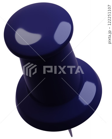 3D背景素材_画鋲_黒 122251107