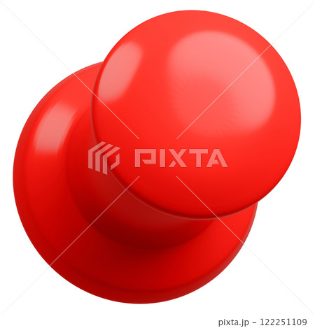 3D背景素材_画鋲_赤 3D背景素材_画鋲_赤 122251109