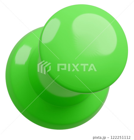 3D背景素材_画鋲_緑 3D背景素材_画鋲_緑 122251112