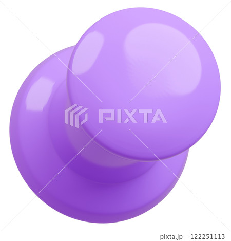 3D背景素材_画鋲_紫 3D背景素材_画鋲_紫 122251113