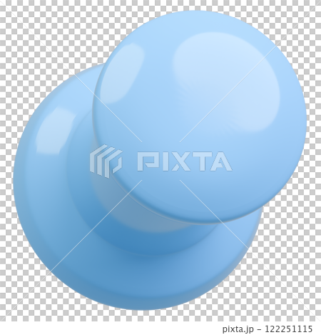 3D背景素材_画鋲_水色 3D背景素材_画鋲_水色 122251115