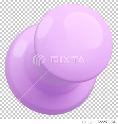 3D背景素材_画鋲_紫 122251118