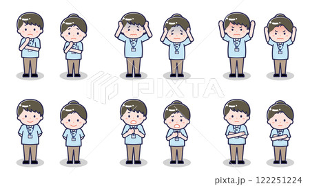 介護士の男女 05 介護士の男女 05 122251224