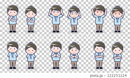 介護士の男女 05 介護士の男女 05 122251224