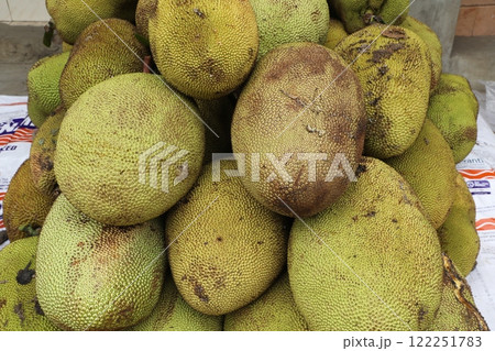 jack fruit in a shop jack fruit in a shop 122251783