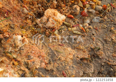 Food in the Garbage dump India Food in the Garbage dump India 122251858