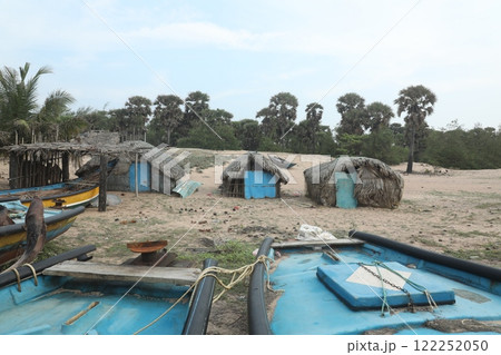Fishermen Hut in a beach Fishermen Hut in a beach 122252050