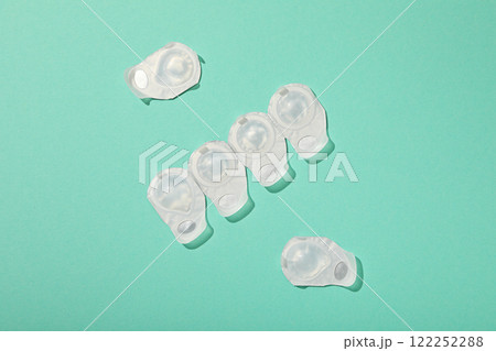 Contact lenses for eyes in factory packaging Contact lenses for eyes in factory packaging 122252288