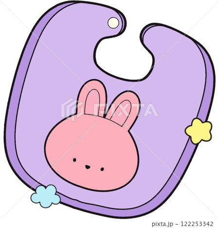 The illustration of a bib The illustration of a bib 122253342