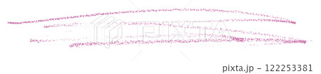 Pink pencil strokes isolated on white background. Pink pencil strokes isolated on white background. 122253381