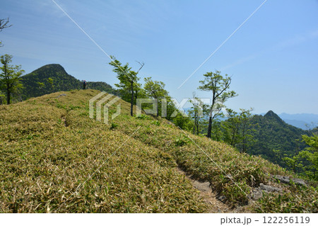 旭登山口から釈迦ヶ岳の登山道 【奈良県十津川村】 旭登山口から釈迦ヶ岳の登山道 【奈良県十津川村】 122256119