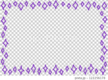 手繪蠟筆素材背景閃光框 122256178