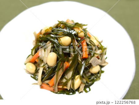 切り昆布と大豆の煮物 切り昆布と大豆の煮物 122256768