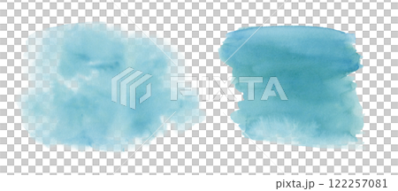 Blue cloud, sky. Watercolor spot illustration. Abstract brush strokes. Hand drawn isolated art. Backdrop for lettering design, decoration and adding plots, backgrounds. Blue cloud, sky. Watercolor spot illustration. Abstract brush strokes. Hand drawn isolated art. Backdrop for lettering design, decoration and adding plots, backgrounds. 122257081