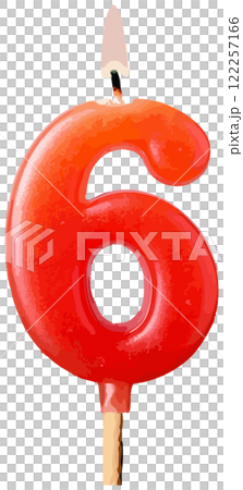 數字蠟燭6圖解 122257166