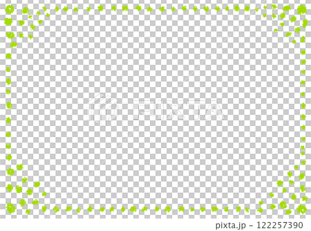 手描きのクレヨン素材　背景　フレーム 122257390