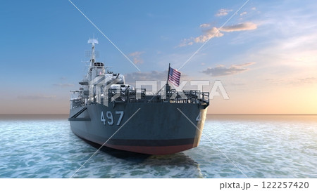 イージス艦 122257420