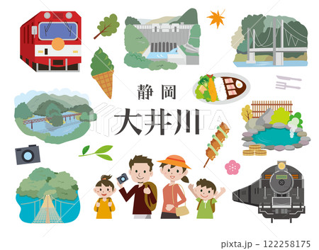 静岡　大井川　観光　旅行 122258175