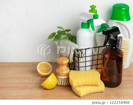 Eco friendly cleaning products promoting sustainable housekeeping practices Eco friendly cleaning products promoting sustainable housekeeping practices 122258460